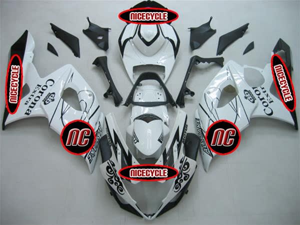 Suzuki GSX-R 1000 White Corona Alstare Fairings Suzuki GSX-R 1000 White Corona Alstare Fairings