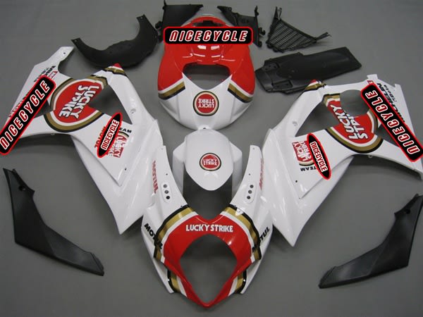 Suzuki GSX-R 1000 Lucky Strike Red Fairings Suzuki GSX-R 1000 Lucky Strike Red Fairings