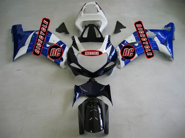 OEM Style White Suzuki GSX-R 600 750 Fairings OEM Style White Suzuki GSX-R 600 750 Fairings