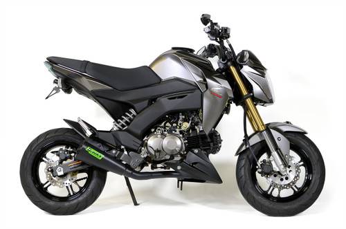 Brocks Kawasaki Alien Head 2 Full System Black Cerakote® 12" Muffler Z125 Pro (17-24) Brocks Kawasaki Alien Head 2 Full System Black Cerakote® 12" Muffler Z125 Pro (17-24)