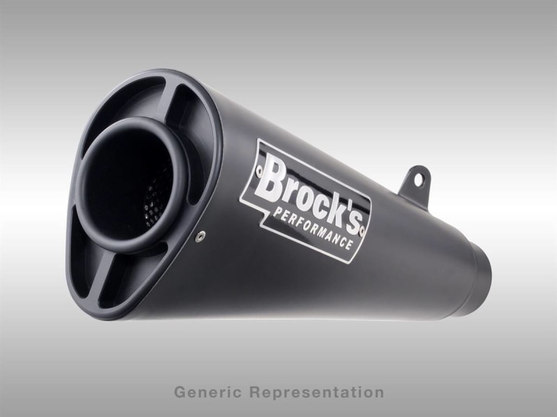 Brocks Kawasaki Alien Head 2 Full System Black 14" Muffler ZX-10R/RR (21-25) Brocks Kawasaki Alien Head 2 Full System Black 14" Muffler ZX-10R/RR (21-25)