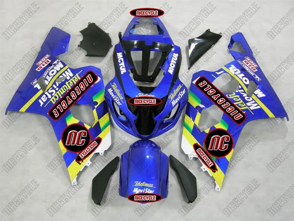 Movistar Suzuki GSX-R 600 750 Fairings Movistar Suzuki GSX-R 600 750 Fairings