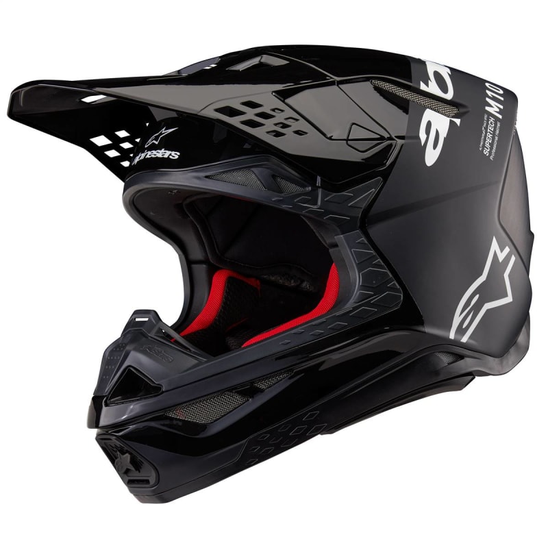 ALPINESTARS SUPERTECH S-M10 FLOOD HELMET BLACK/DARK GREY M&G ALPINESTARS SUPERTECH S-M10 FLOOD HELMET BLACK/DARK GREY M&G