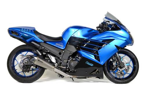 Brocks Kawasaki Predator Full System - Stainless Front Section w/ Titanium Muffler ZX-14R (12-24) Brocks Kawasaki Predator Full System - Stainless Front Section w/ Titanium Muffler ZX-14R (12-24)