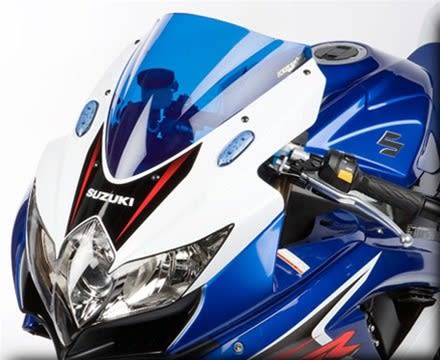 Hotbodies SUZUKI GSX-R600/750 (08-10) GP Windscreen (Dual Radius) - Blue Hotbodies SUZUKI GSX-R600/750 (08-10) GP Windscreen (Dual Radius) - Blue
