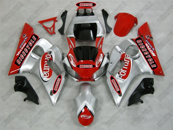 Yamaha YZF-R6 Red Fortuna Fairings