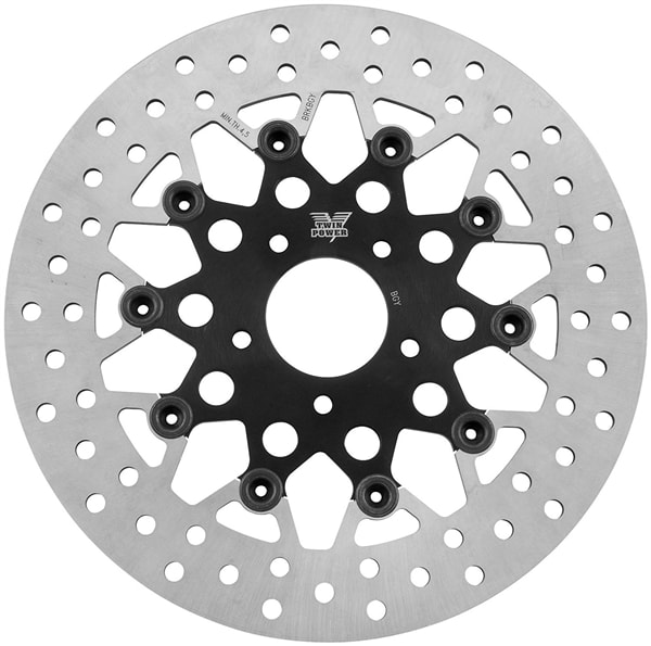 Road Glide Custom Front Floating Mesh Black Rotor