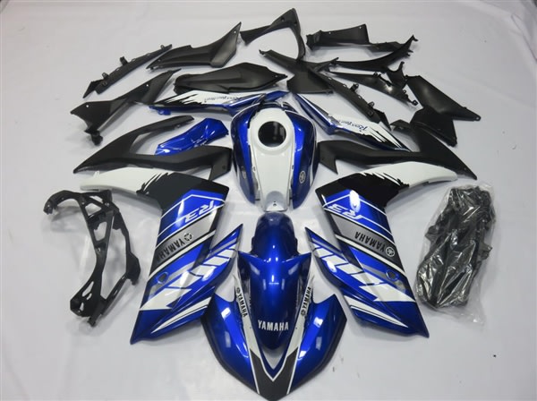 Yamaha YZF-R3 Blue/Silver Racing Fairing Yamaha YZF-R3 Blue/Silver Racing Fairing