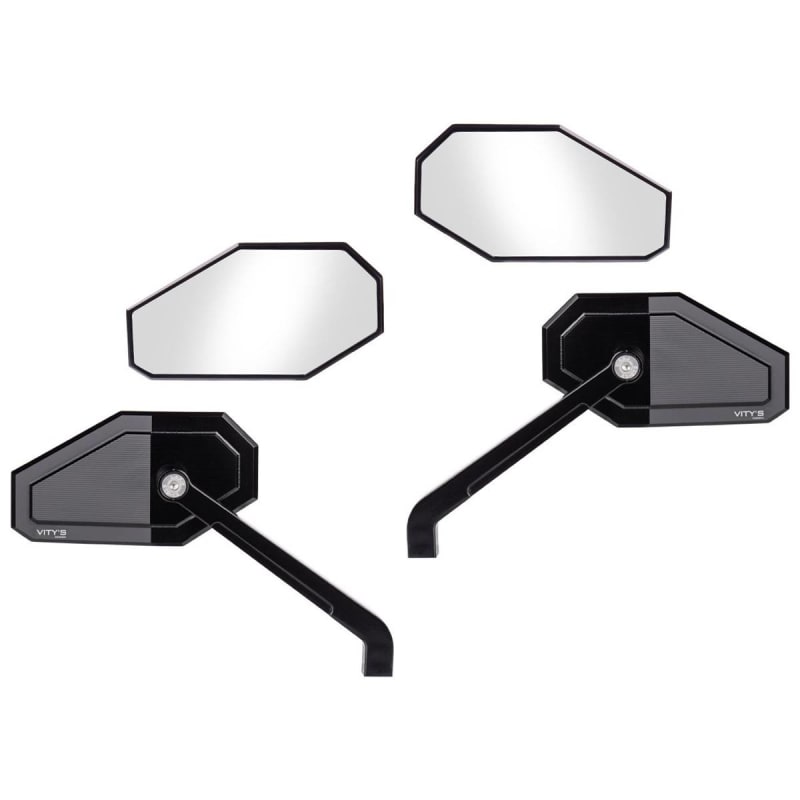 Brocks Harley-Davidson Massive Mirror Left Side Black