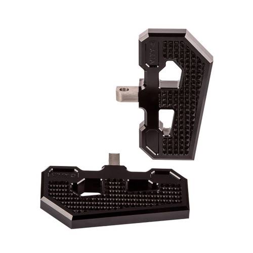 Brocks Harley-Davidson Racing Passenger Floorboards Black Softail (18-22)