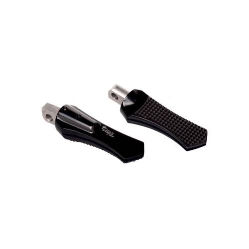Brocks Harley-Davidson Diamond Foot Pegs Black Standard (See Fitment)