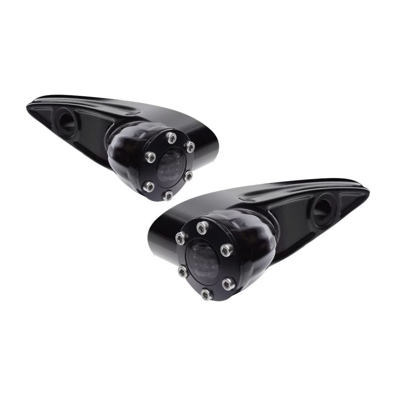 Brocks Harley-Davidson Front Turn Signals Black Road Glide (15-23) Brocks Harley-Davidson Front Turn Signals Black Road Glide (15-23)