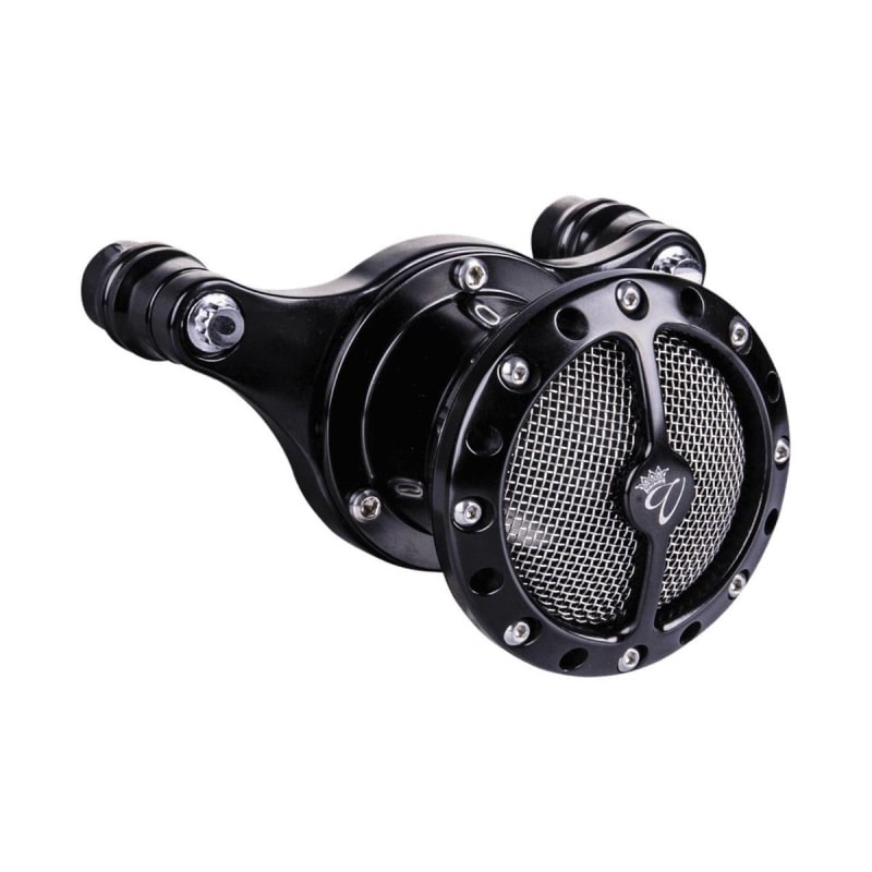 Brocks Harley-Davidson Velocity Stack Challenger Design Black Touring E-throttle (08-15)