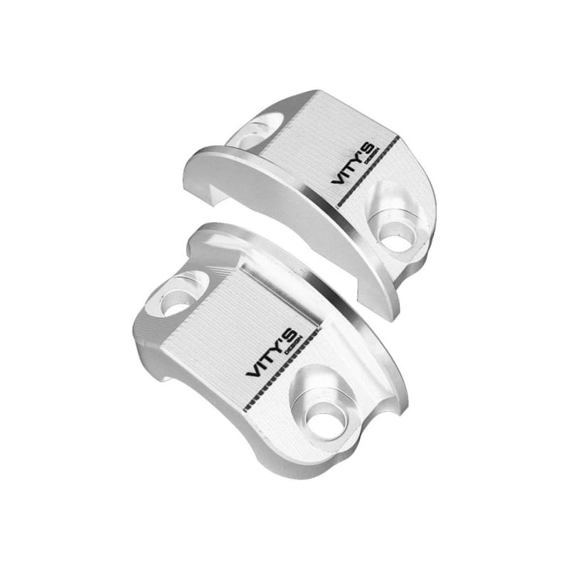 Brocks Harley-Davidson Vity's Clutch/Brake Perch Clamp Set Silver Brocks Harley-Davidson Vity's Clutch/Brake Perch Clamp Set Silver