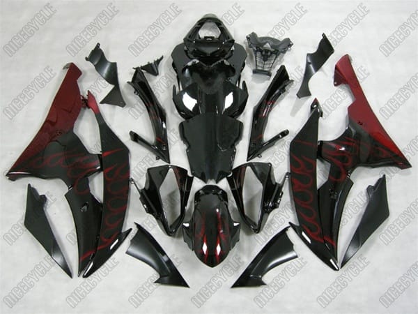 Yamaha YZF-R6 Fire Red Fairings Yamaha YZF-R6 Fire Red Fairings