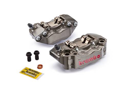 Brocks Brembo HPK-2 Front Caliper Set (Radial Mount) Hard Anodized Brocks Brembo HPK-2 Front Caliper Set (Radial Mount) Hard Anodized