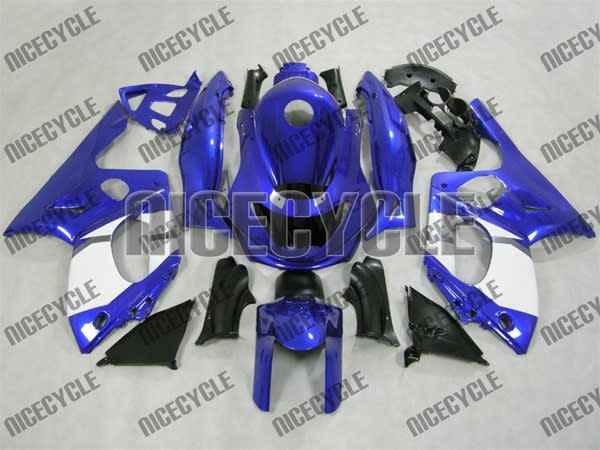 Blue Yamaha YZF-600R Fairings Blue Yamaha YZF-600R Fairings