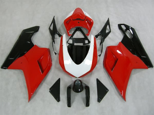 Ducati 1198 1098 848 Evo Black/Red/White Fairings Ducati 1198 1098 848 Evo Black/Red/White Fairings