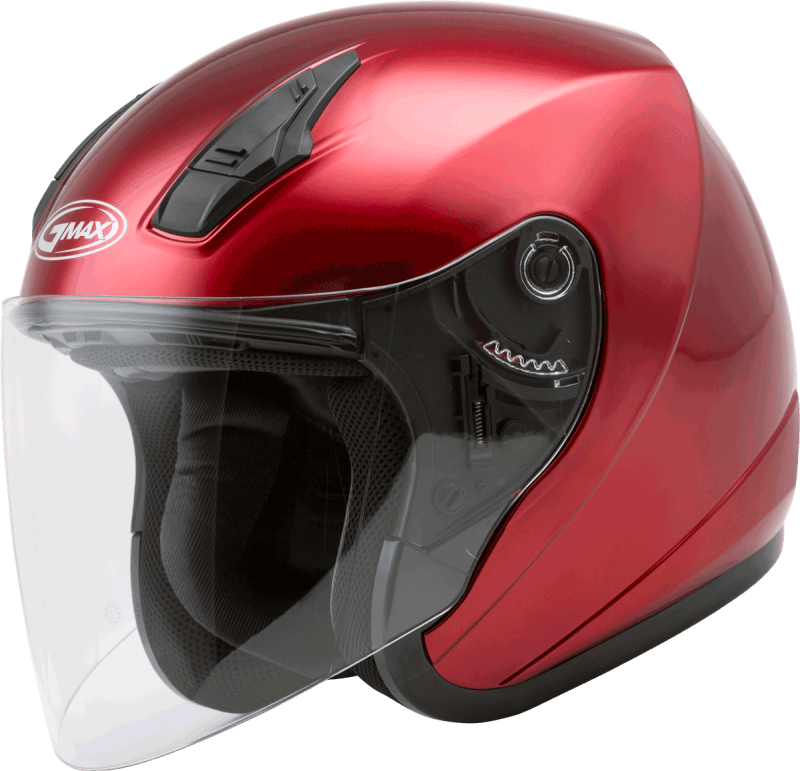GMAX OF-17 OPEN-FACE HELMET CANDY RED