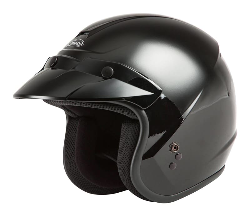 GMAX YOUTH OF-2Y OPEN-FACE HELMET BLACK
