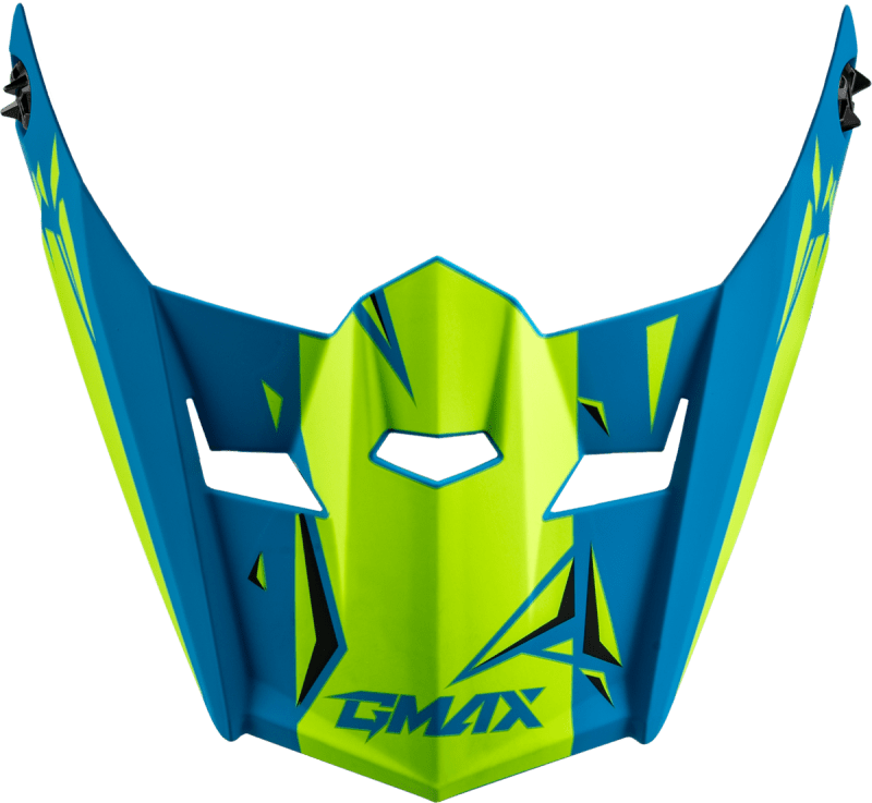 GMAX YOUTH MX-46Y UNSTABLE VISOR MATTE BLUE/GREEN
