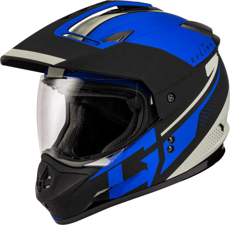 GMAX GM-11 DECIMA HELMET MATTE BLACK/BLUE GMAX GM-11 DECIMA HELMET MATTE BLACK/BLUE