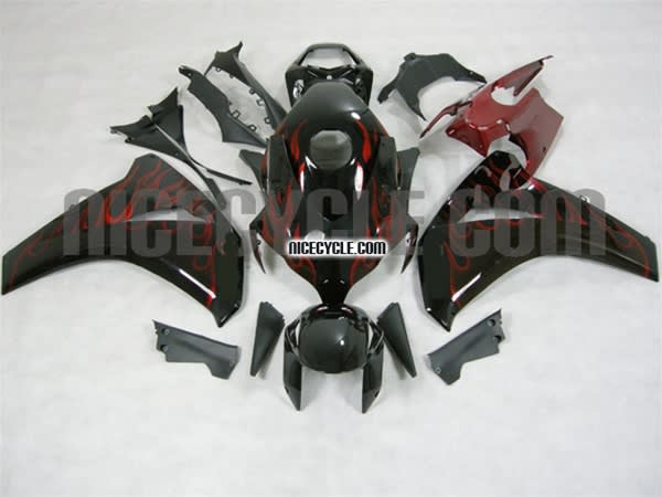 Honda CBR1000RR Red Flame Fairings Honda CBR1000RR Red Flame Fairings