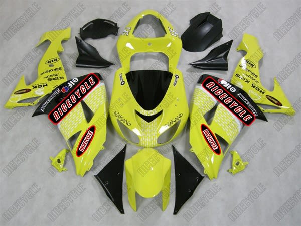 Kawasaki ZX10R Racer Yellow Fairings