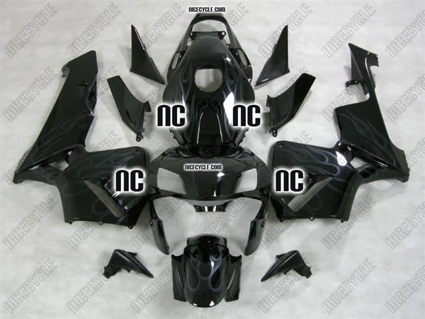 Honda CBR600RR Ghosted Flame Fairings Honda CBR600RR Ghosted Flame Fairings