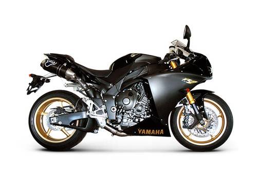 Brocks Yamaha Termignoni Oval Stainless/Carbon Slip-On YZF-R1 (09-14)