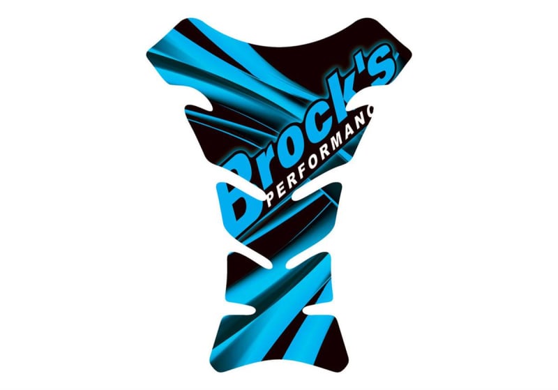 Brocks Universal Gel Tank Pad Blue w/ Brock's Logo Brocks Universal Gel Tank Pad Blue w/ Brock's Logo