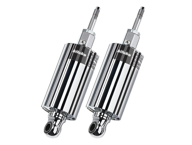 Brocks Harley-Davidson Bitubo Rear Shock Set Polished 9" H-D Softail (00-07) Brocks Harley-Davidson Bitubo Rear Shock Set Polished 9" H-D Softail (00-07)
