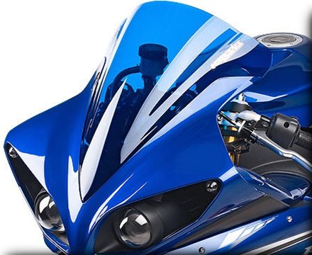 Hotbodies YAMAHA YZF-R1 (09-Present) GP Windscreen (Dual Radius) - Blue Hotbodies YAMAHA YZF-R1 (09-Present) GP Windscreen (Dual Radius) - Blue