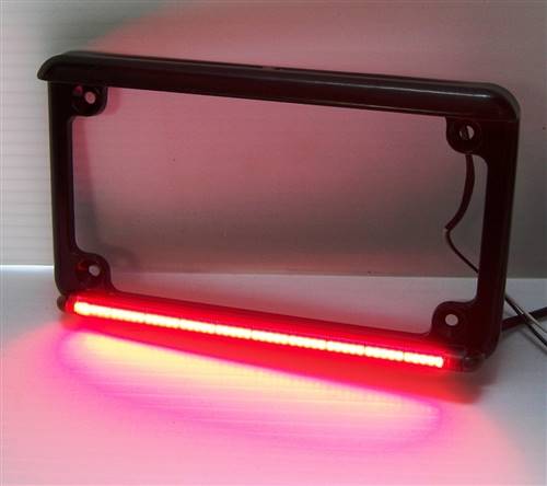 SBL Real Flex LED Motorcycle License Plate Frame with Run/Brake/Turn