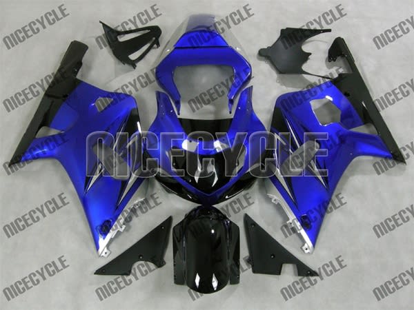 Electric Blue Suzuki GSX-R 600 750 Fairings Electric Blue Suzuki GSX-R 600 750 Fairings