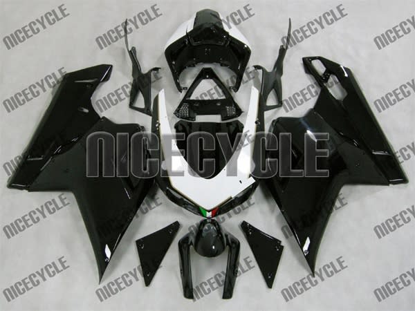 Black Ducati 1198 1098 848 Evo Fairings Black Ducati 1198 1098 848 Evo Fairings