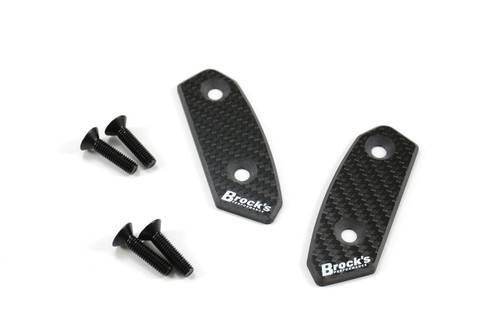 Brocks GSX-8R (2024) Mirror Block Off Plate Set Carbon Fiber Brocks GSX-8R (2024) Mirror Block Off Plate Set Carbon Fiber