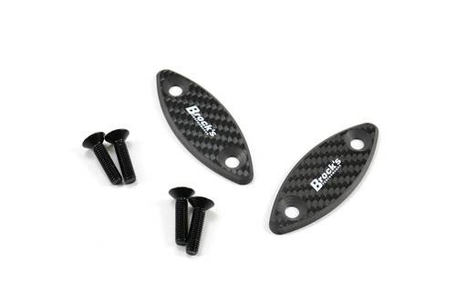 Brocks Mirror Block Off Plate Set Carbon Fiber ZX-14R (06-23)