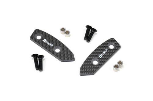 Brocks Suzuki Hayabusa (22-24) Mirror Block Off Plate Set Carbon Fiber Brocks Suzuki Hayabusa (22-24) Mirror Block Off Plate Set Carbon Fiber