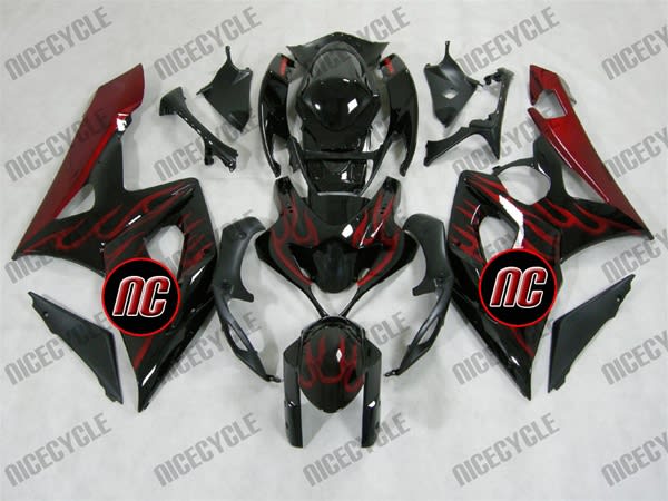 Suzuki GSX-R 1000 Blazin' Flame Fairings Suzuki GSX-R 1000 Blazin' Flame Fairings