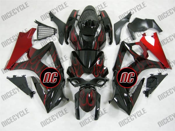 Blazing Red Suzuki GSX-R 1000 Fairings Blazing Red Suzuki GSX-R 1000 Fairings