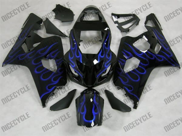 Blue Flame Suzuki GSX-R 600 750 Fairings Blue Flame Suzuki GSX-R 600 750 Fairings