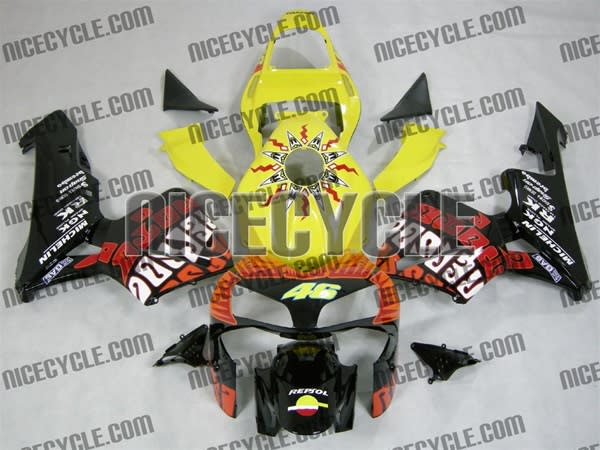 Honda CBR600RR Rossi Yellow Repsol Fairings Honda CBR600RR Rossi Yellow Repsol Fairings