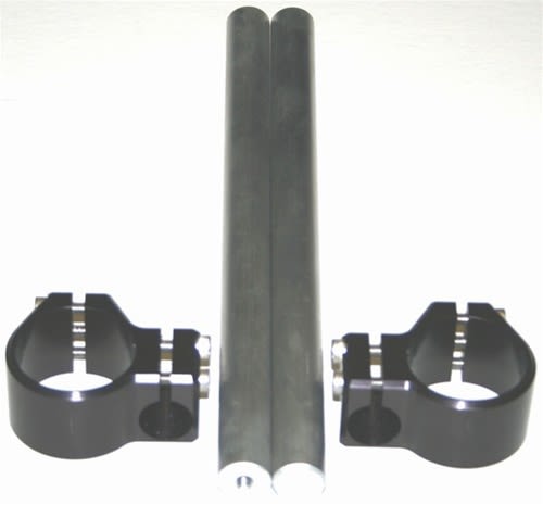 43mm Clip-On Handlebars - Anodized Black (product code #A2907B)