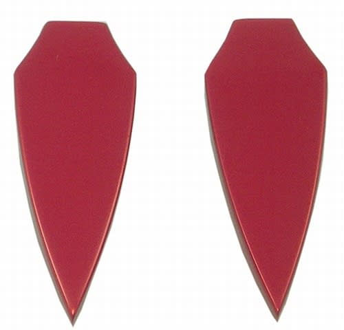 Anodized Red Mirror Caps - GSXR1000 (05-08), GSXR 600/750 (06-10) (product code #A3014R) Anodized Red Mirror Caps - GSXR1000 (05-08), GSXR 600/750 (06-10) (product code #A3014R)