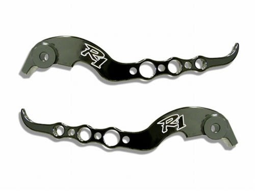 Anodized Black Brake and Clutch Lever Set Billet Aluminum For R1 (04-06) (product code #A3111AB3078AB) Anodized Black Brake and Clutch Lever Set Billet Aluminum For R1 (04-06) (product code #A3111AB3078AB)