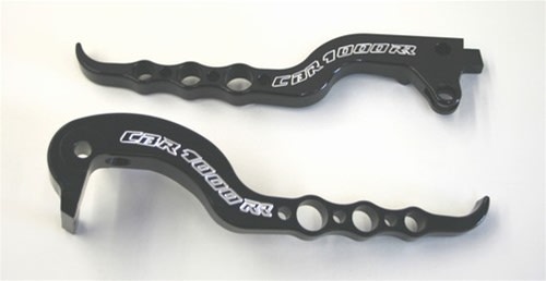 Anodized Black Brake and Clutch Lever Set Billet Aluminum For CBR 1000RR (04-07) (product code #A3121ABA3120AB) Anodized Black Brake and Clutch Lever Set Billet Aluminum For CBR 1000RR (04-07) (product code #A3121ABA3120AB)