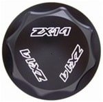 ANODIZED BLACK KAWASAKI ZX-14 GAS CAP (PRODUCT CODE # A3142AB)