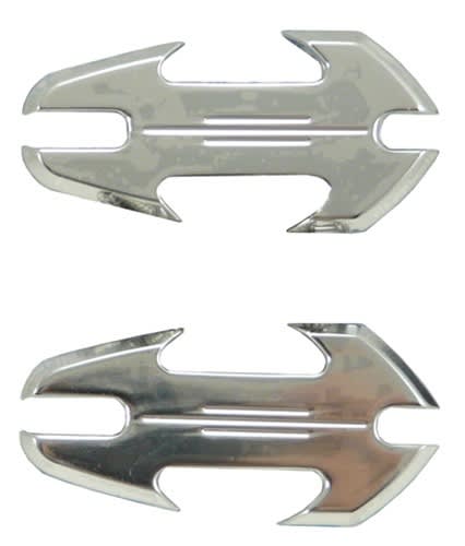 Yamaha R6S & R1 (all years) Chrome Mirror Caps, Tattoo Design (product code A4030C) Yamaha R6S & R1 (all years) Chrome Mirror Caps, Tattoo Design (product code A4030C)