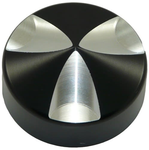 POINTED KAWASAKI/YAMAHA/SUZUKI YOKE CAPS BILLET ALUMINUM ANODIZED BLACK (product code # A4275AB) POINTED KAWASAKI/YAMAHA/SUZUKI YOKE CAPS BILLET ALUMINUM ANODIZED BLACK (product code # A4275AB)